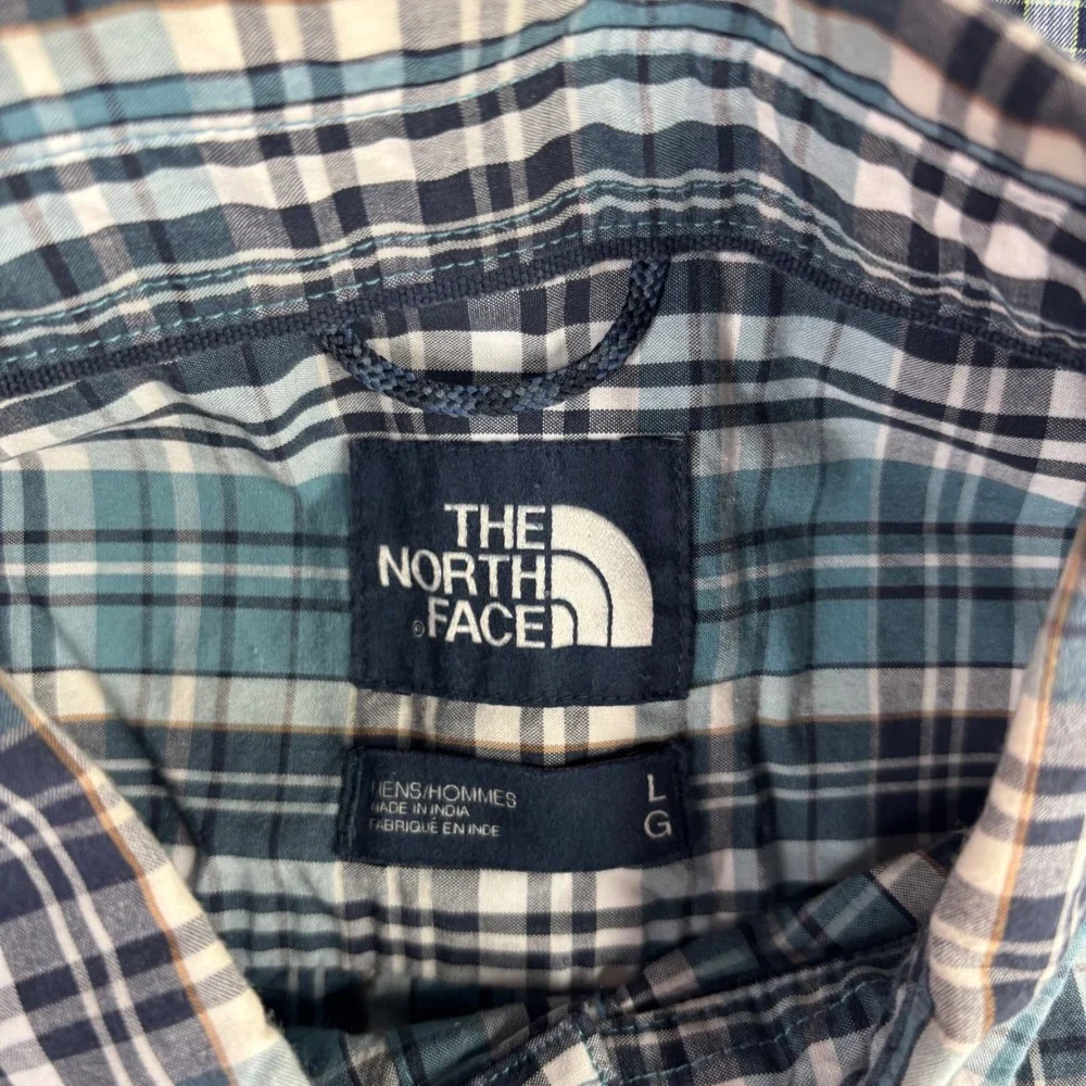 Mens Plaid Shirt lot Bundle Peter Millar North Face LL Bean 5pc button down